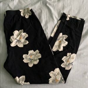 Cute floral leggings